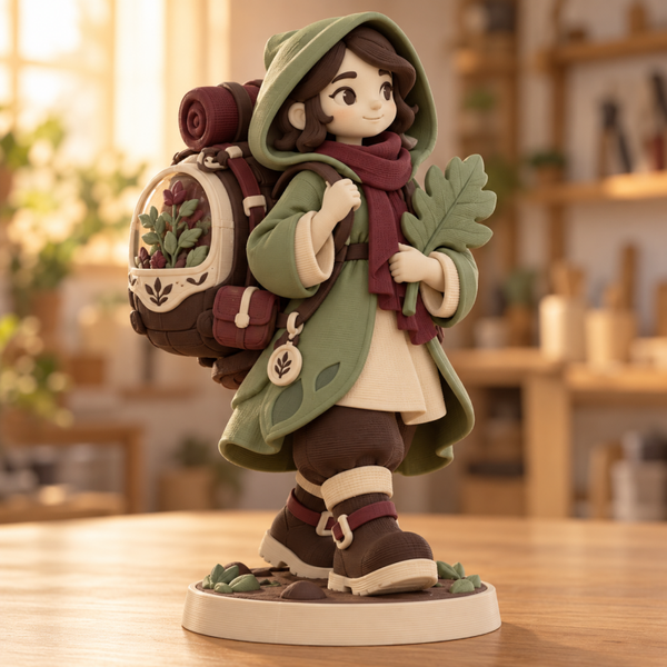 Figura 3D Viajero del Invernadero
