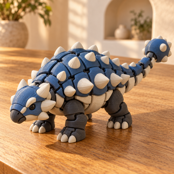 Anquilosaurio Articulado 3D