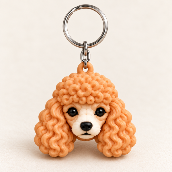 Llavero Caniche toy 3D