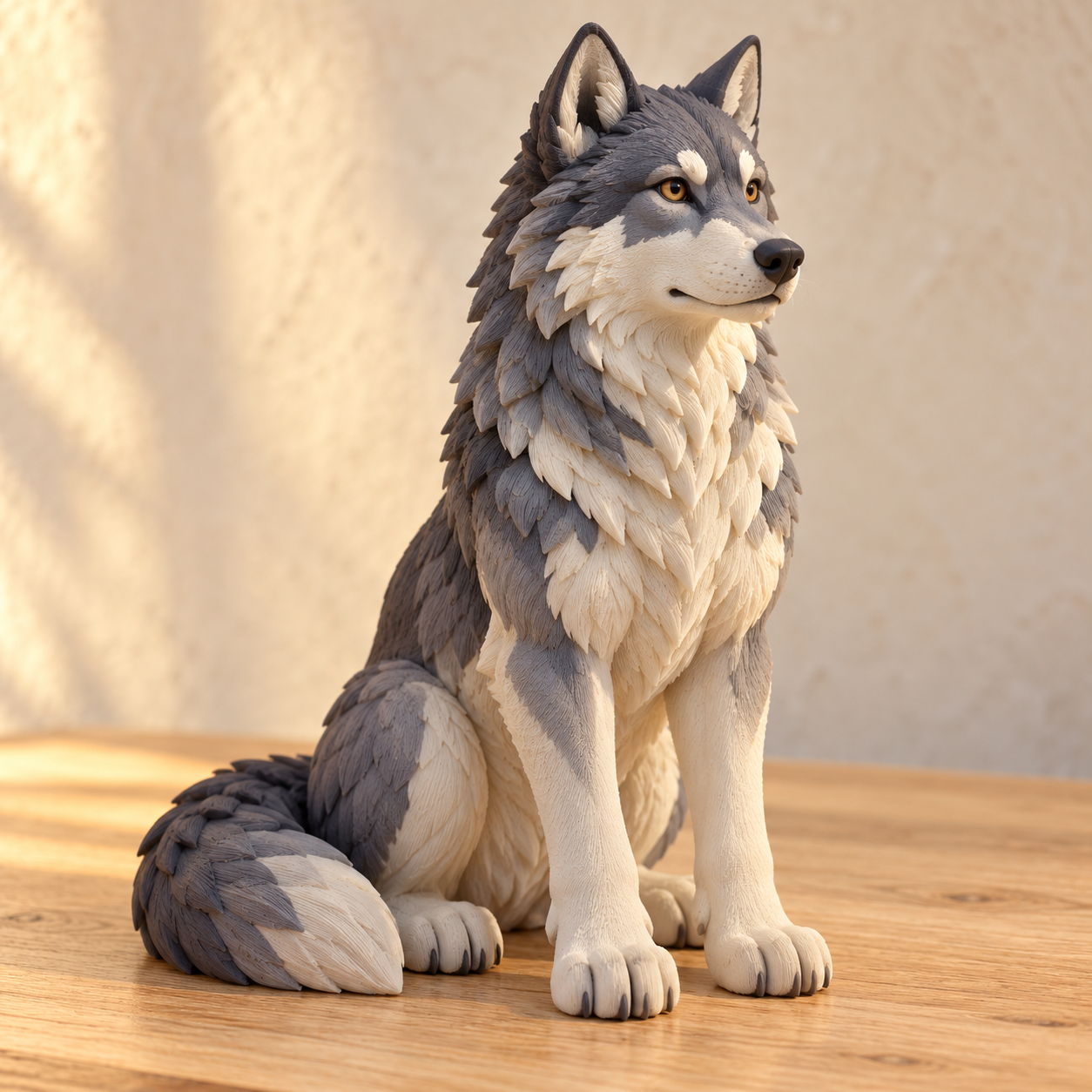 Figura 3D Lobo de la Sierra