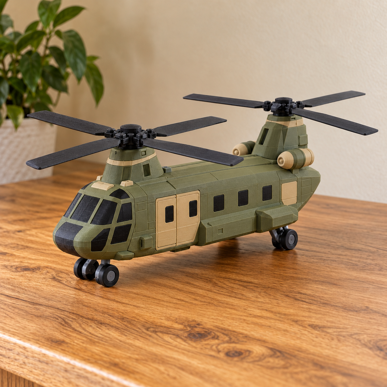 Helicóptero Horizonte 3D Personalizado