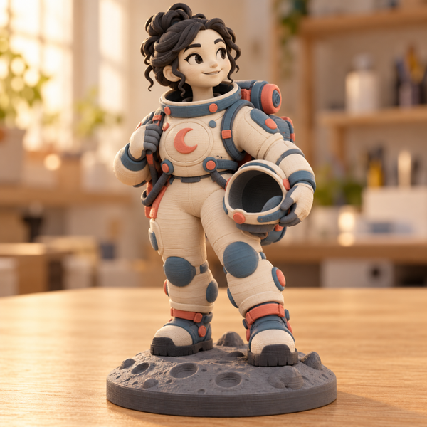 Figura 3D Exploradora Lunar