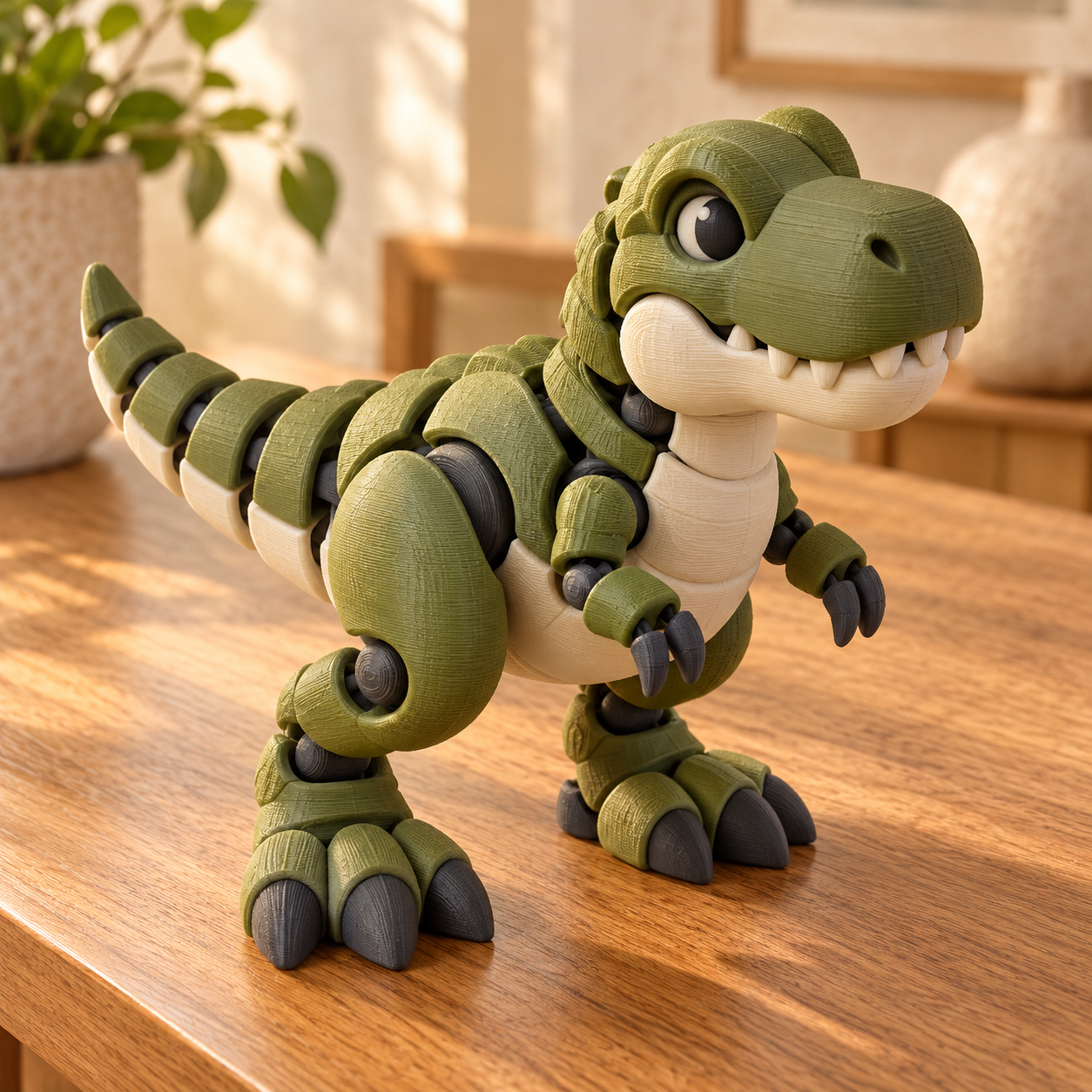 Tiranosaurio Articulado 3D