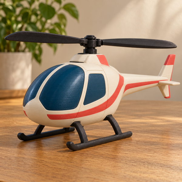 Helicóptero Brisa 3D Personalizado