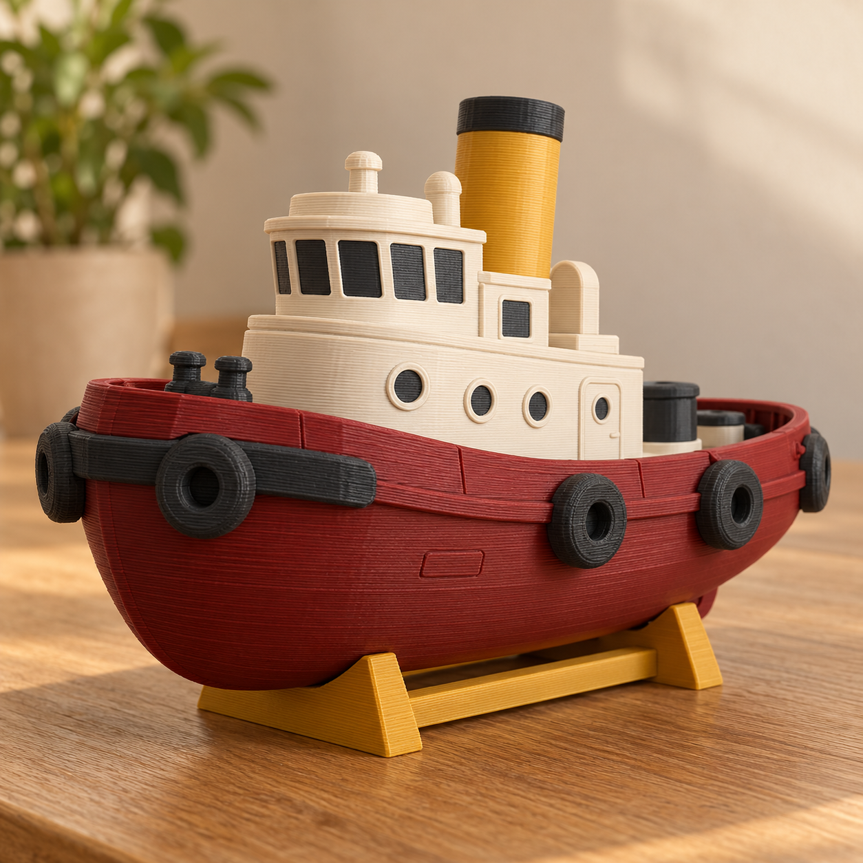 Remolcador Puerto 3D Personalizado