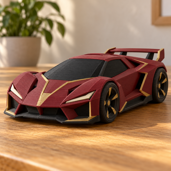 Superdeportivo Vértice 3D Personalizado