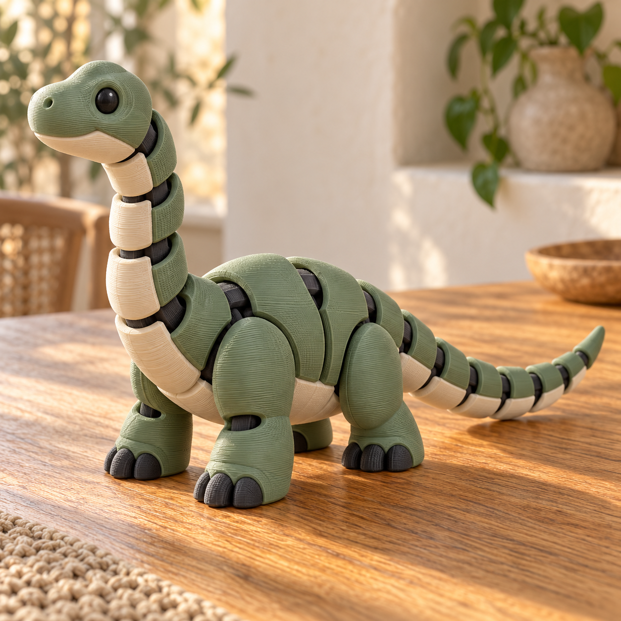 Diplodocus Articulado 3D