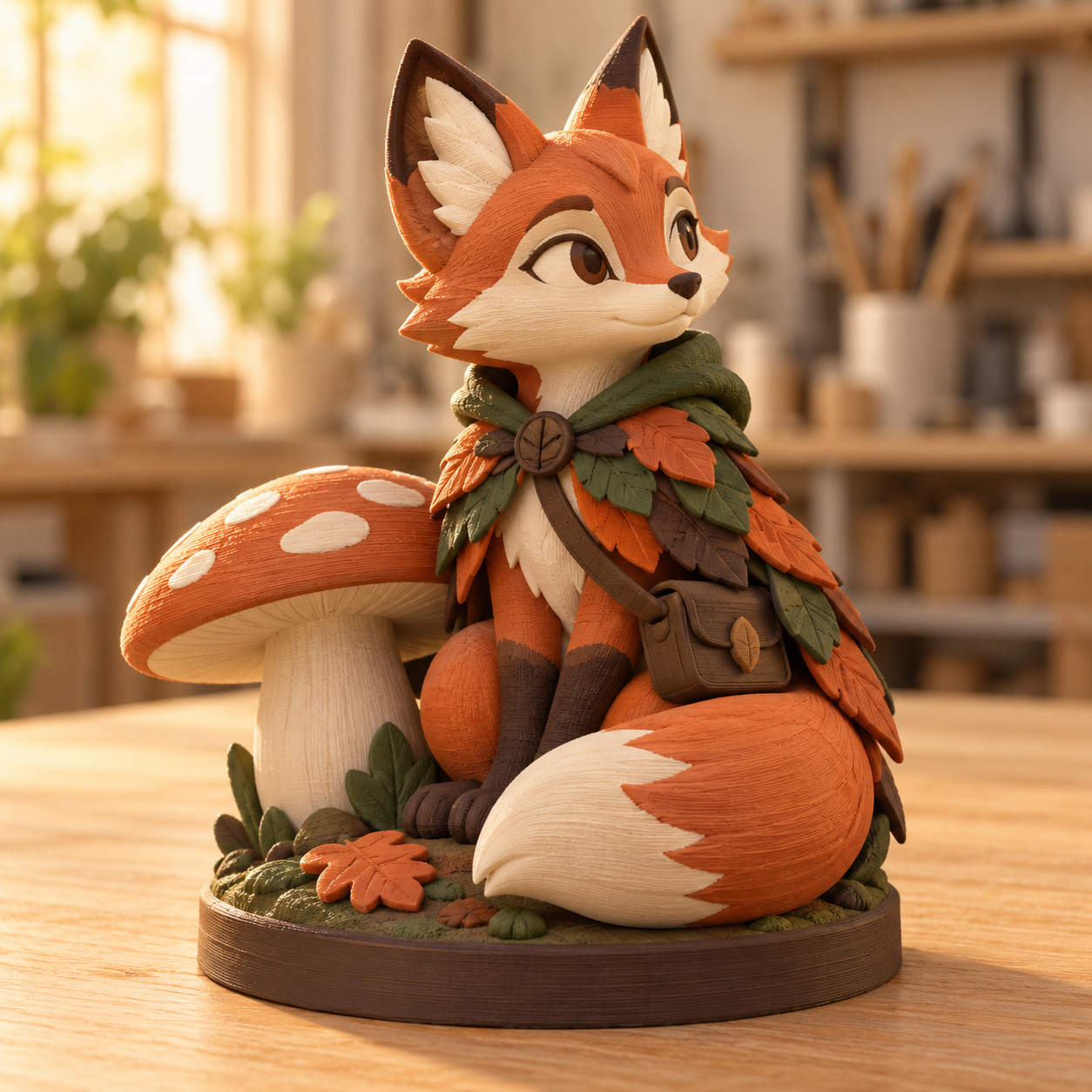 Figura 3D Zorro del Otoño