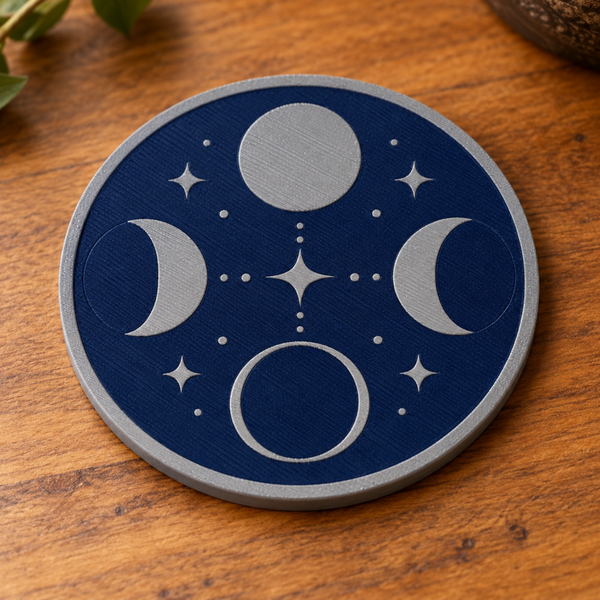 Posavasos Fases Lunares 3D