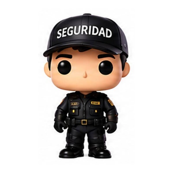 Figura 3D Vigilante de Seguridad – Hombre o Mujer