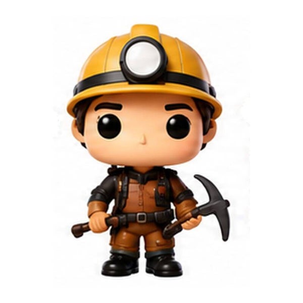 Figura 3D Minero/a – Hombre o Mujer