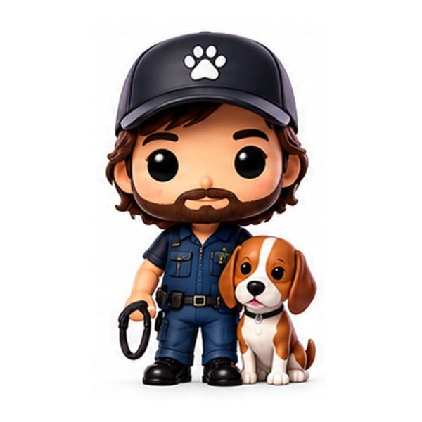 Figura 3D Adiestrador/a canino/a – Hombre o Mujer