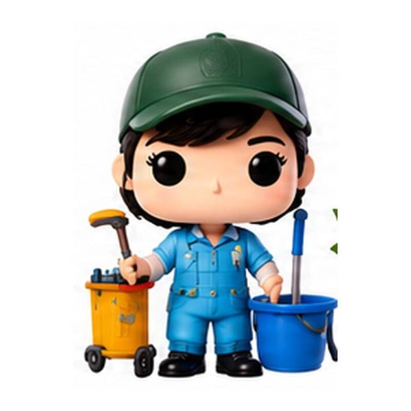Figura 3D Personal de limpieza – Hombre o Mujer