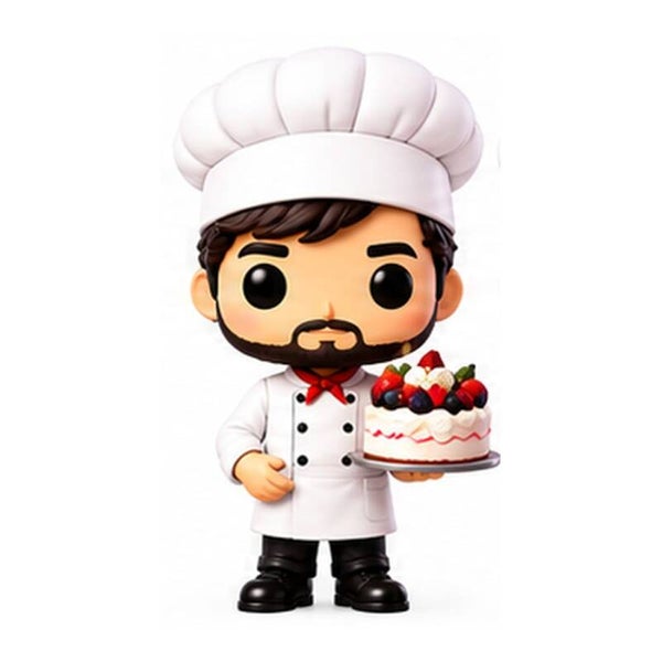 Figura 3D Pastelero/a – Hombre o Mujer