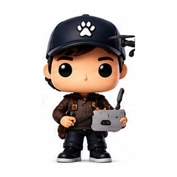 Figura 3D Piloto/a de drones – Hombre o Mujer