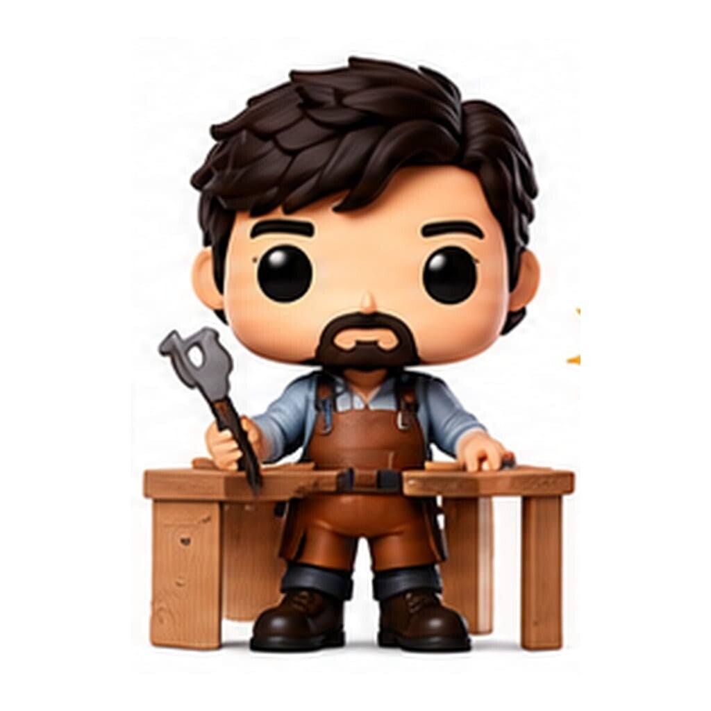 Figura 3D Carpintero/a – Hombre o Mujer
