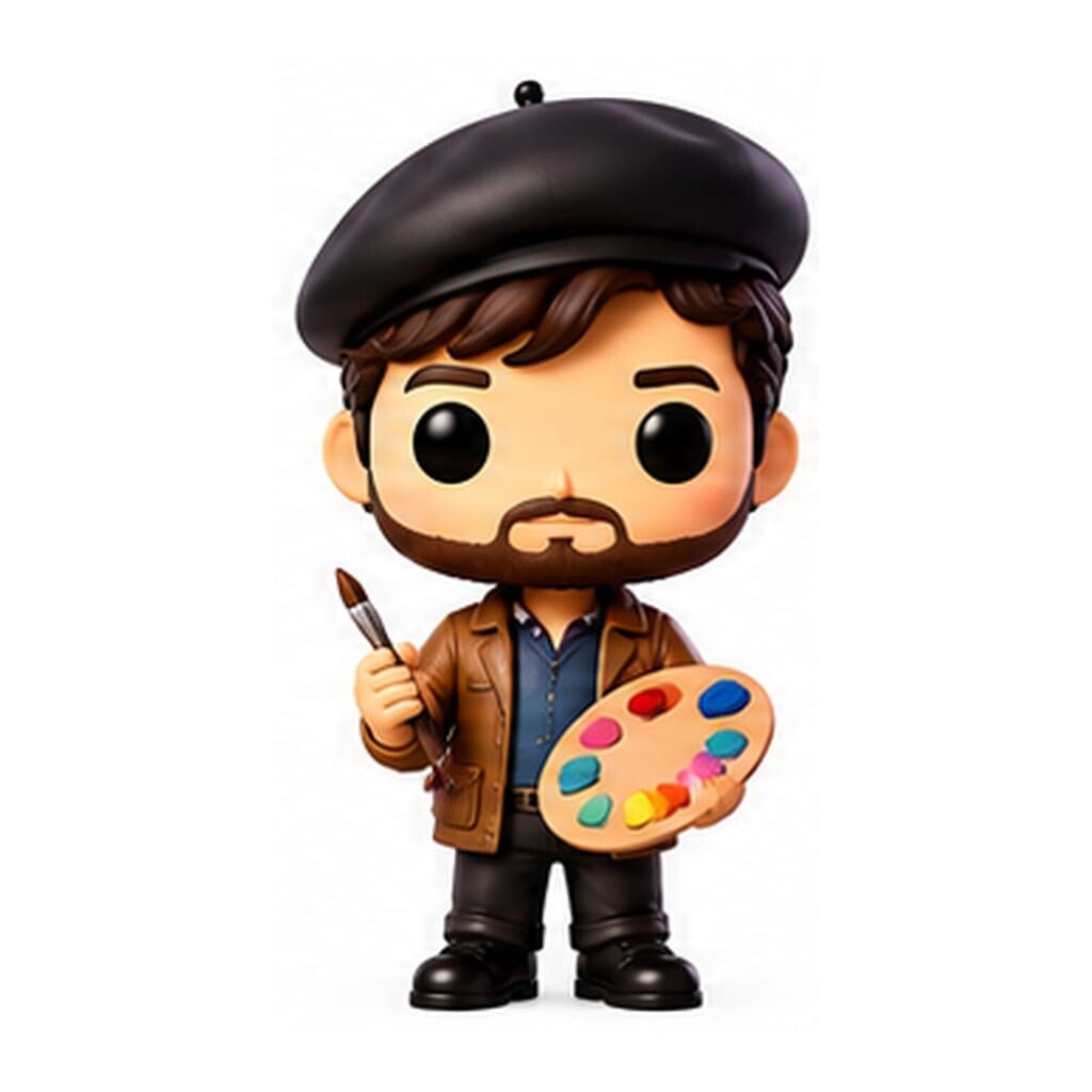 Figura 3D Artista/Pintor/a – Hombre o Mujer