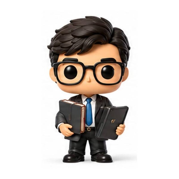 Figura 3D Contable – Hombre o Mujer