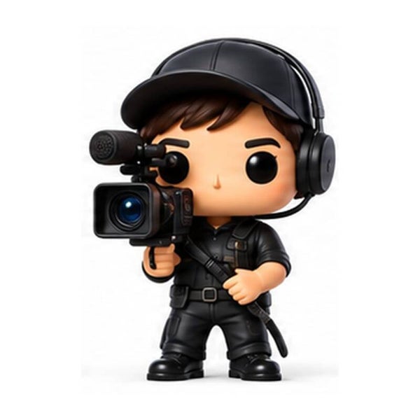 Figura 3D Operador/a de cámara – Hombre o Mujer