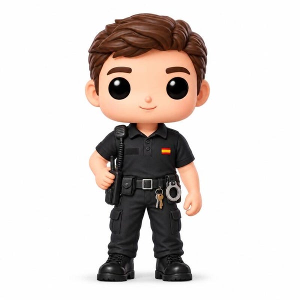 Figura 3D Funcionario/a de Prisiones – Hombre o Mujer