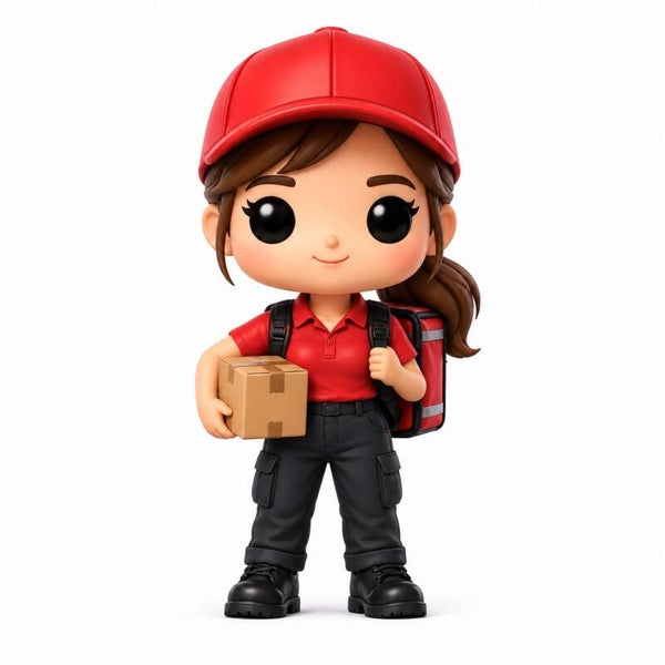 Figura 3D Repartidor/a – Hombre o Mujer
