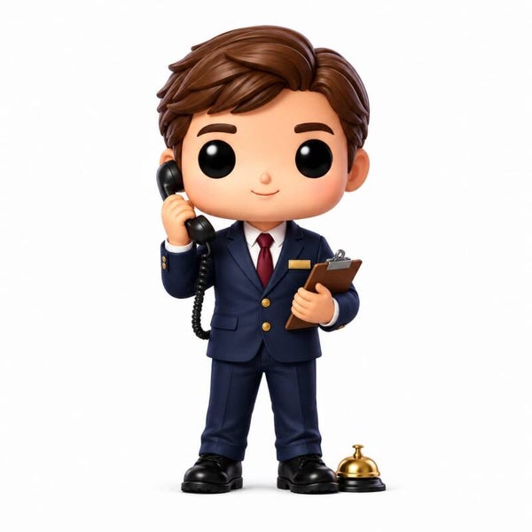 Figura 3D Recepcionista – Hombre o Mujer