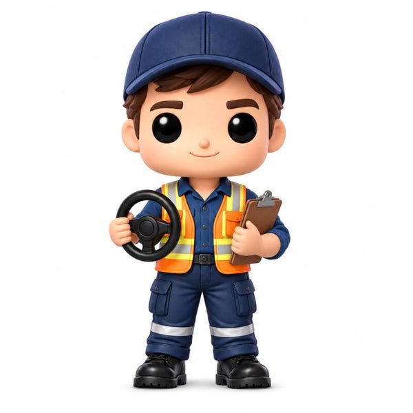 Figura 3D Camionero/a – Hombre o Mujer