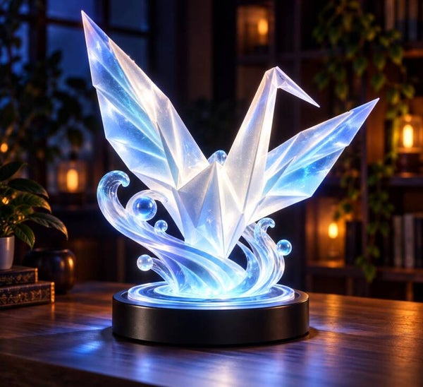 Lámpara 3D Grulla de Celestial