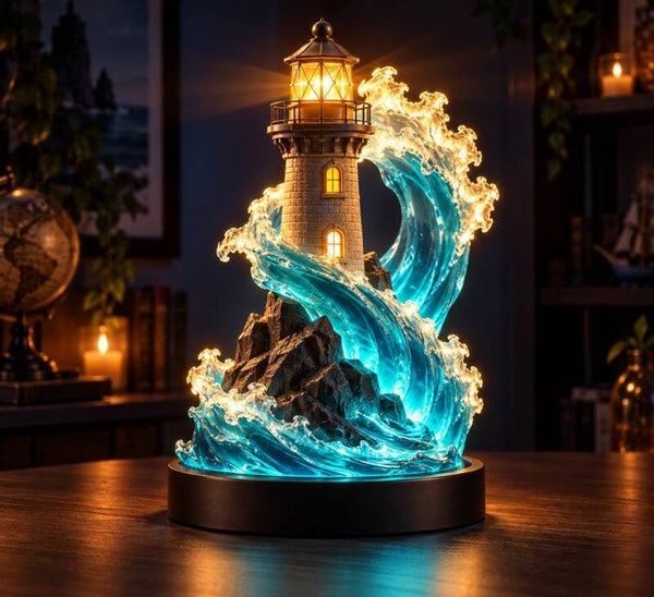 Lámpara 3D Faro de la Tempestad