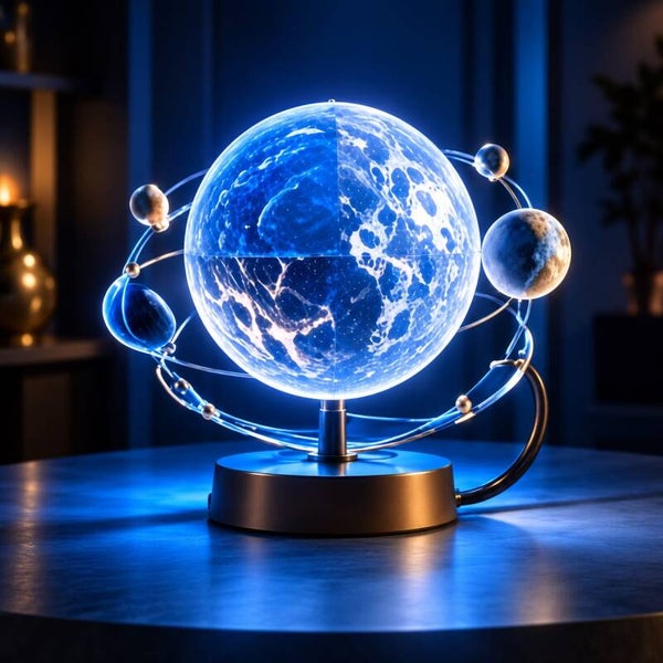 Lámpara 3D Esfera Celestial de los Anillos