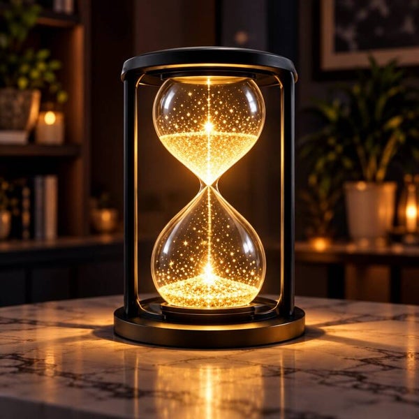 Lámpara 3D Reloj de Arena Eterno