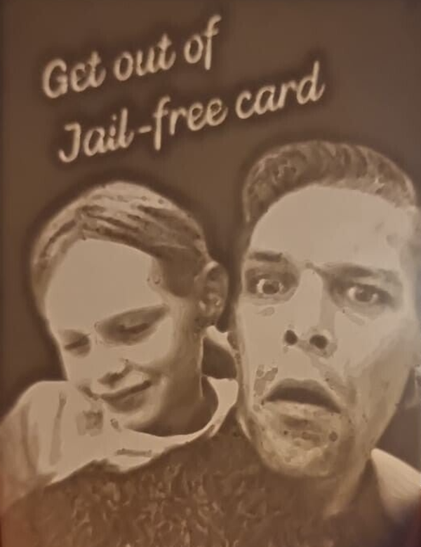 Foto geprint als 3dia