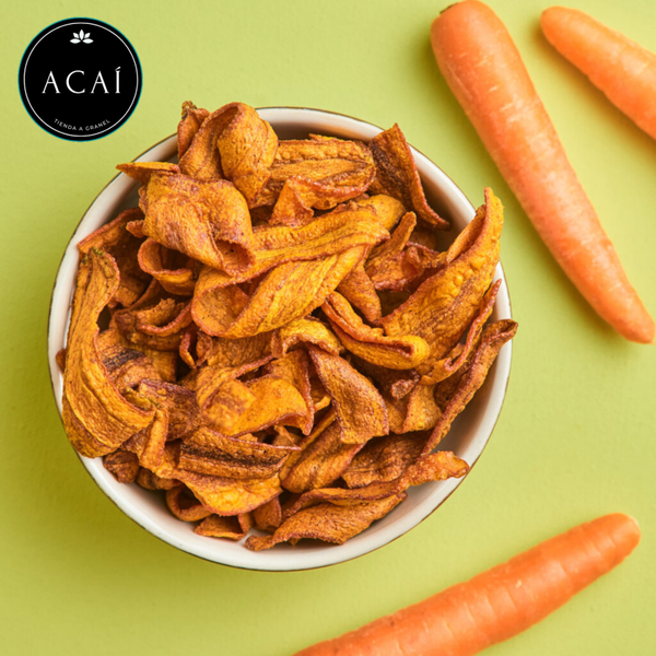 Papas deshidratadas de zanahoria