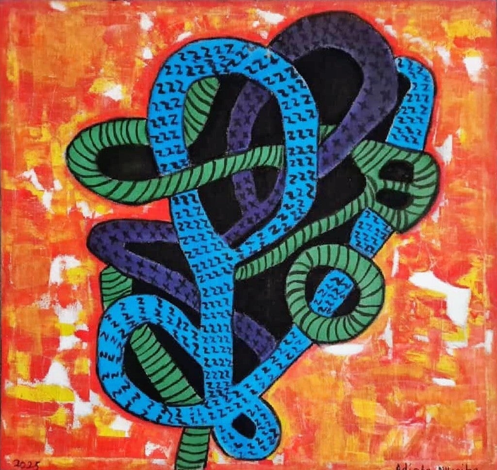 The twist about life - 75 x 70cm - Price: