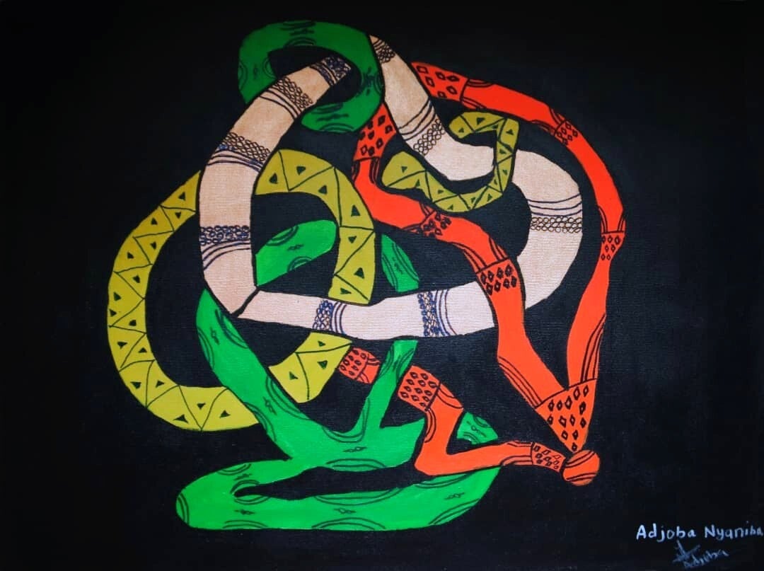 Signs, Shapes and Symbols - 110 x 88cm - Price: