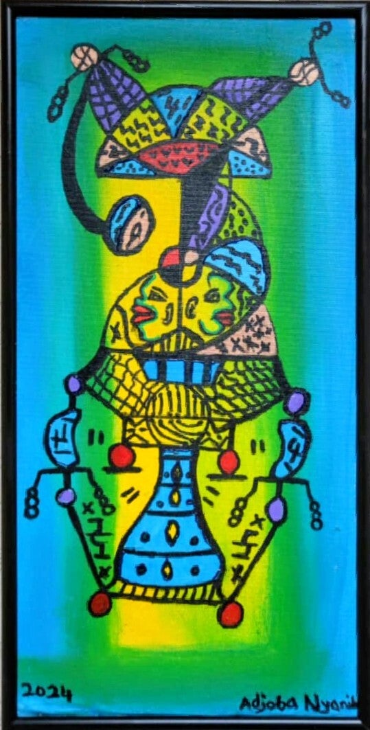 Indigenous African Markings - 50 x 50cm - Price: