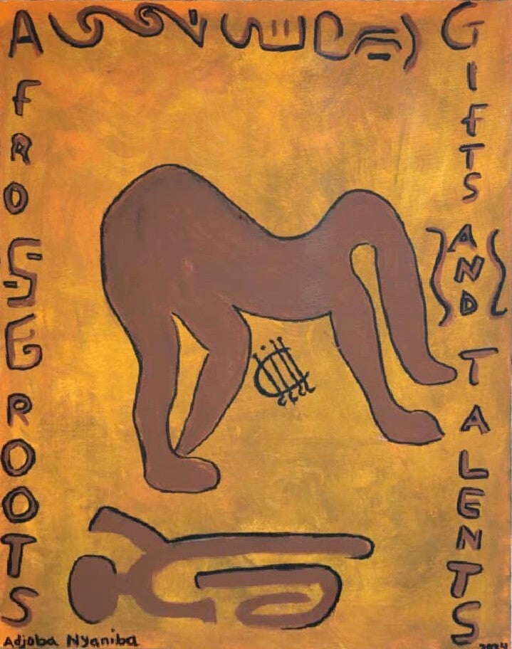 Afro Roots, gifts and talent - 49 x 60cm - Price: