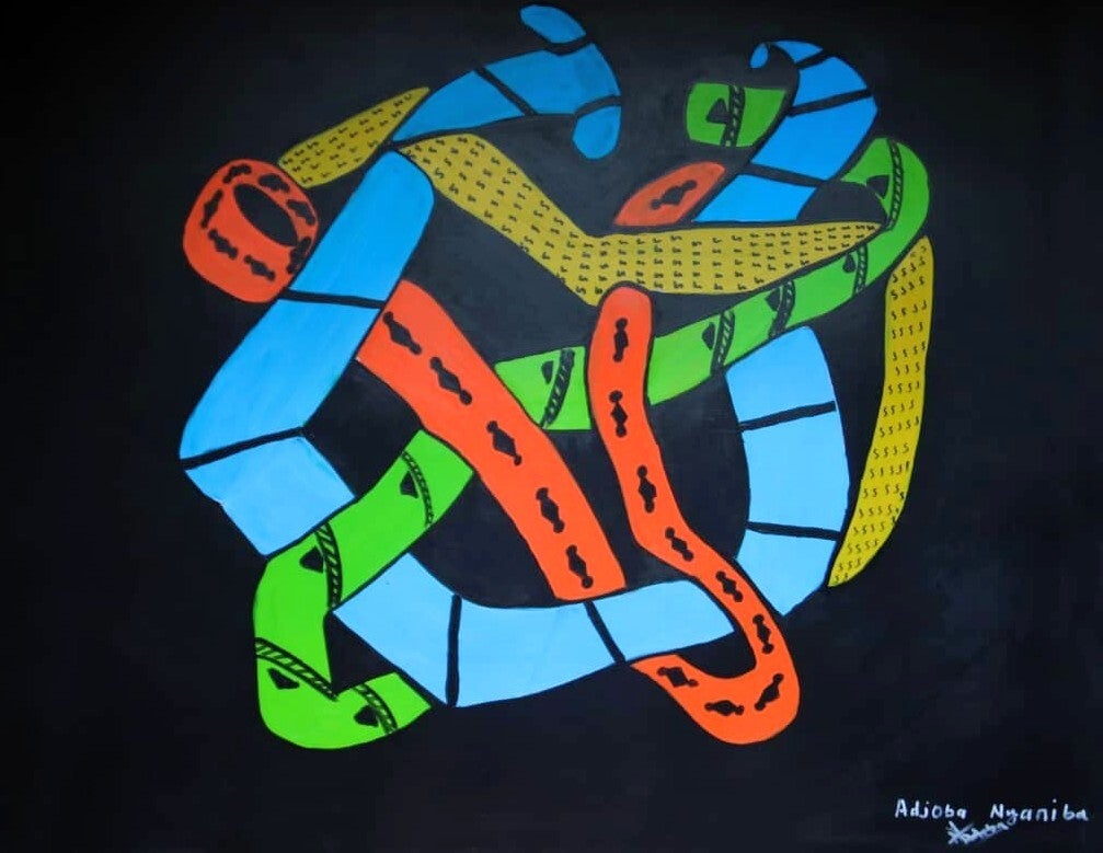 Lean on me - 127 x 87cm - Price: