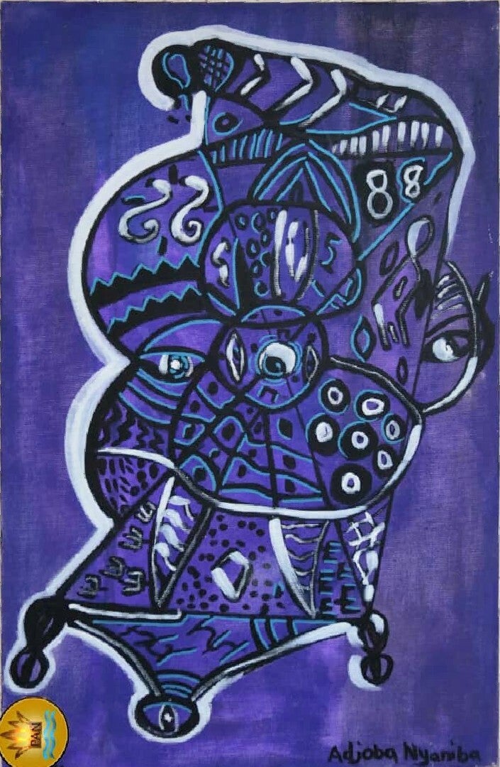 Handcrafted African Mask - 40 x 60cm - Price:
