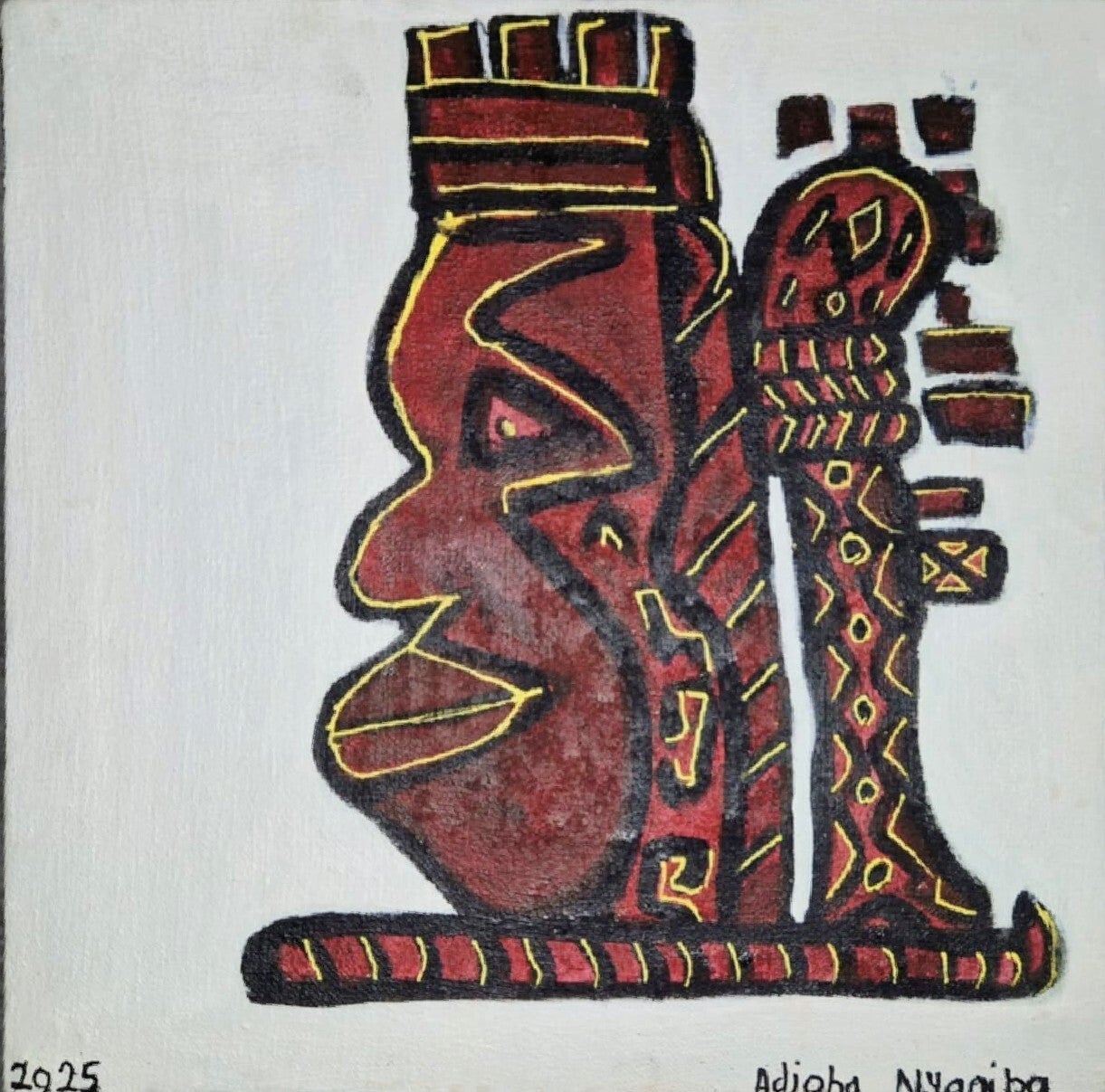 Sword, Fearless Warrior - 50 x 50cm - Price: