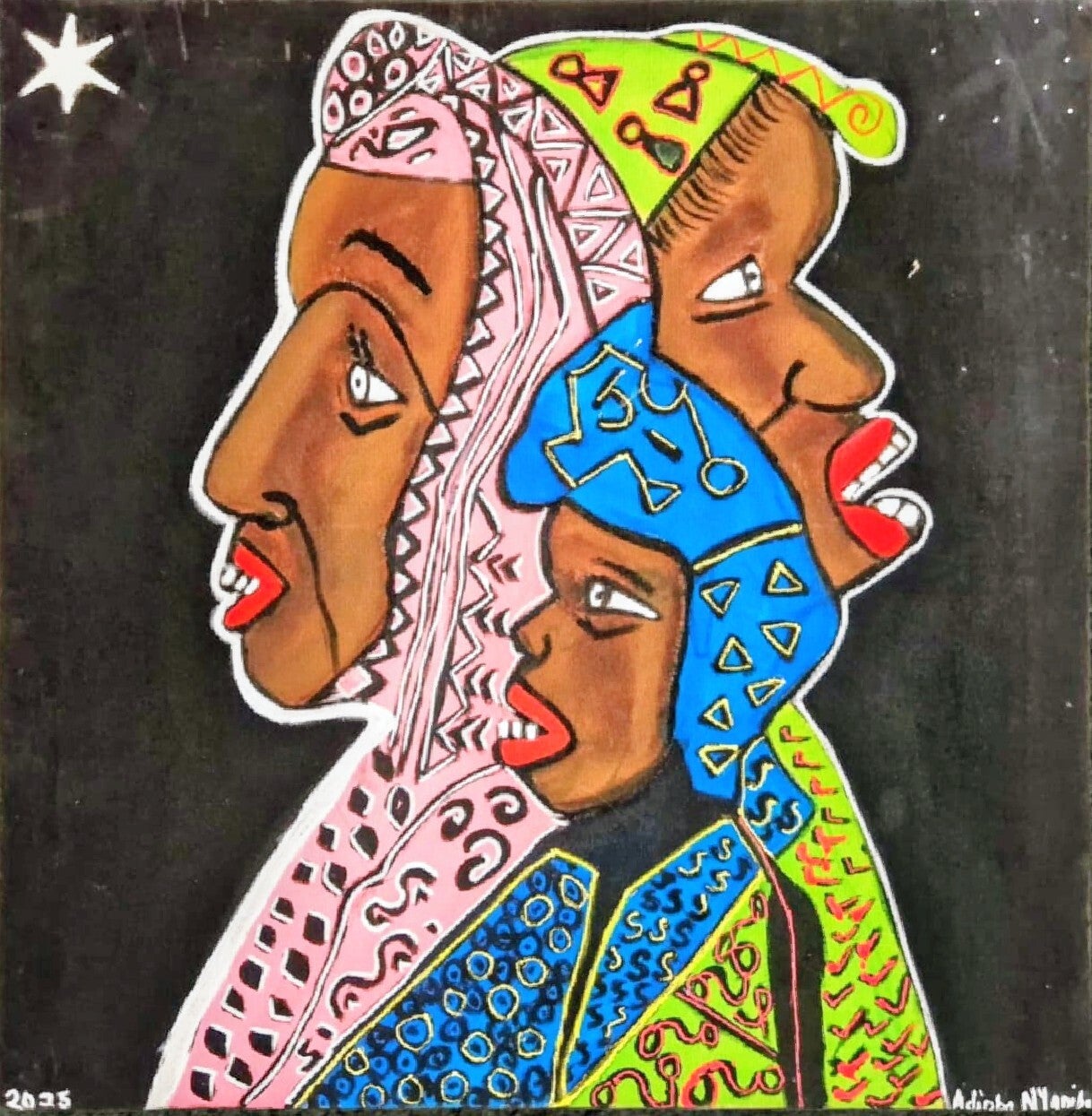 Strong Woman - 60 x 59cm - Price: