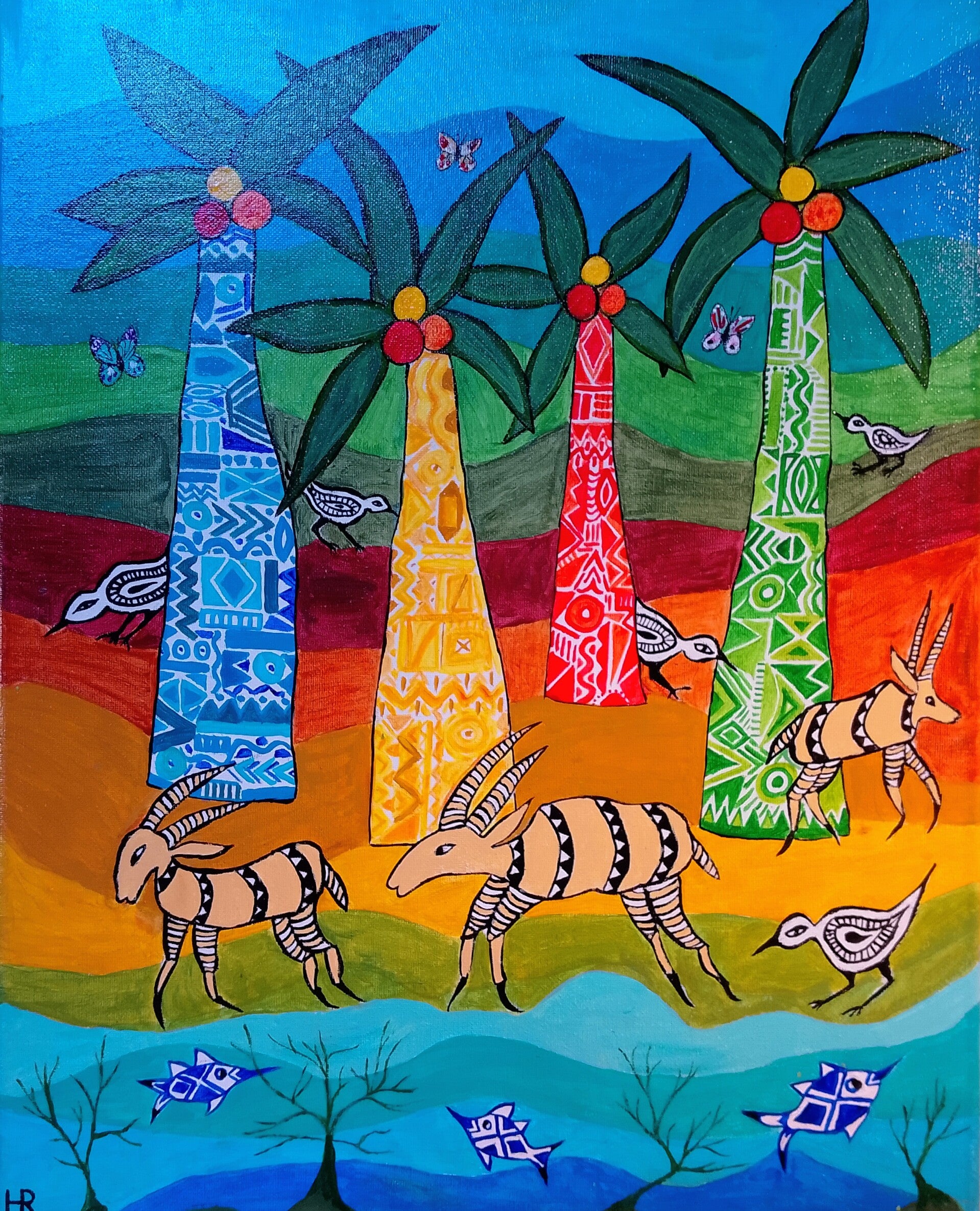 Africa in Microcosm ( 41 x 51 )  -  Price:  8.900D / 103€ / 89£ / 120$