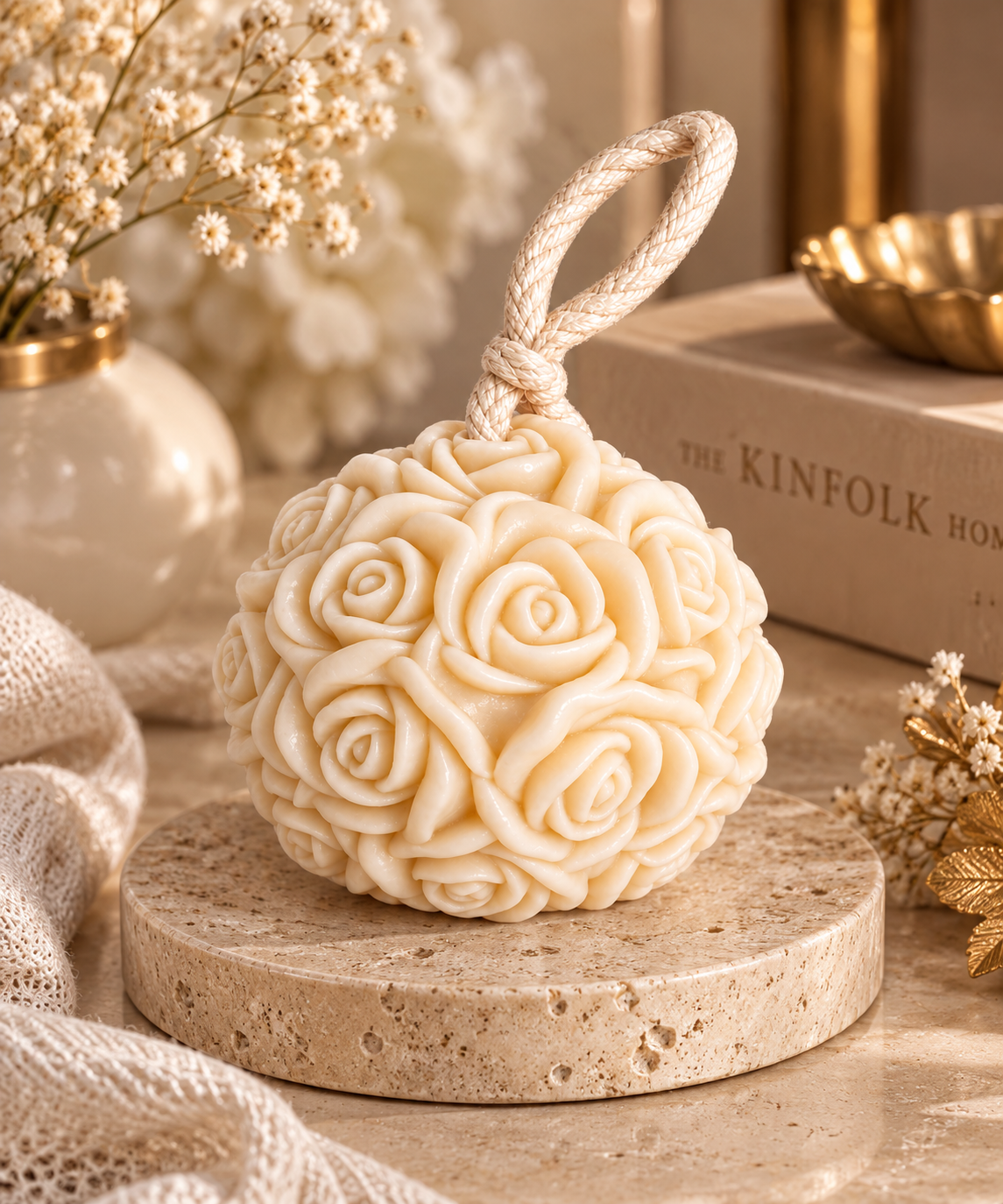 N204 - Bougie décorative Bouton