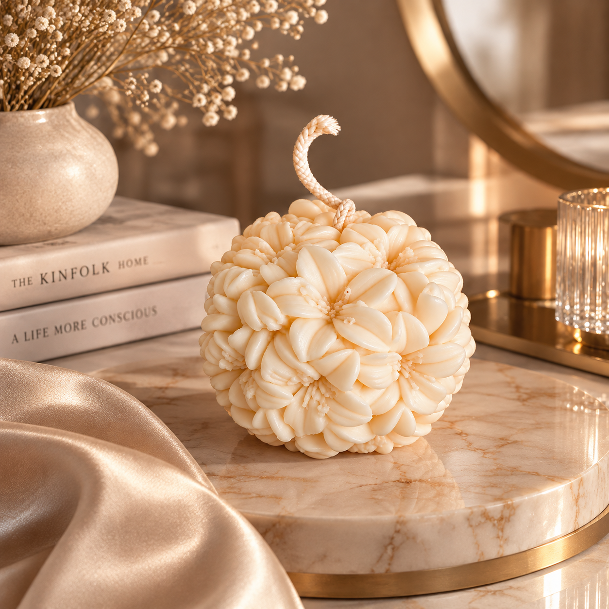 N205 - Bougie décorative Parure