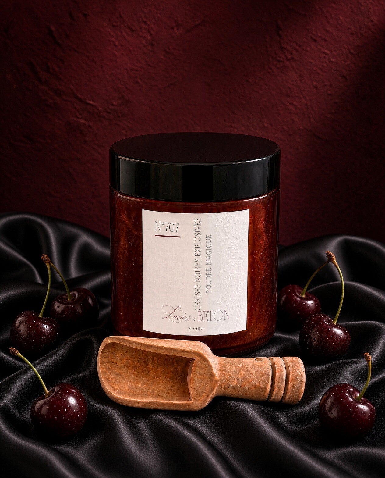 N 707 - Poudre magique cerise noire explosive