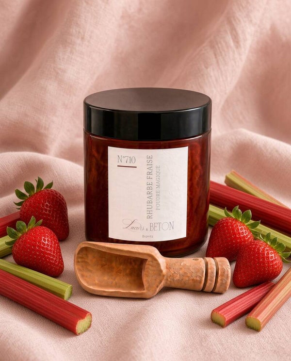 N 710 - Poudre magique rhubarbe fraise