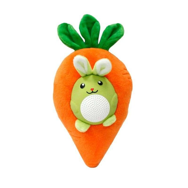 Dog toy, carrots, plush, orange 22.5 cm