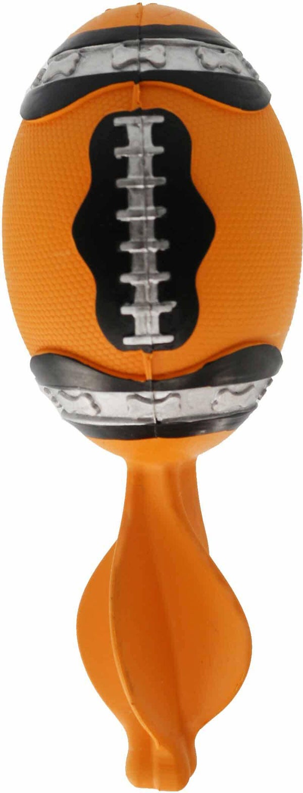 MISOKO dog toy, rocket, rubber, 16.5 cm orange and black
