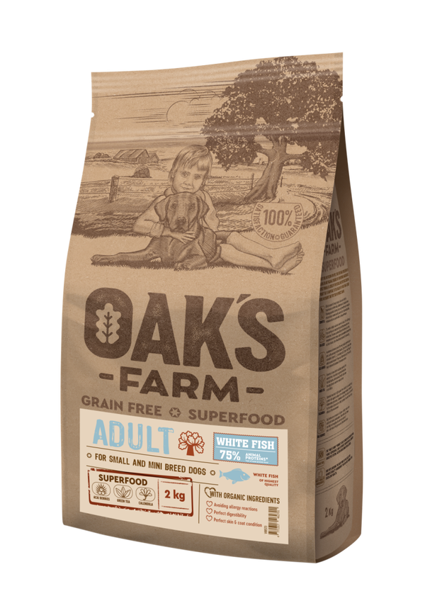 Adult White Fish Small-Mini Breeds Dry food for adult small breed dogs with white fish