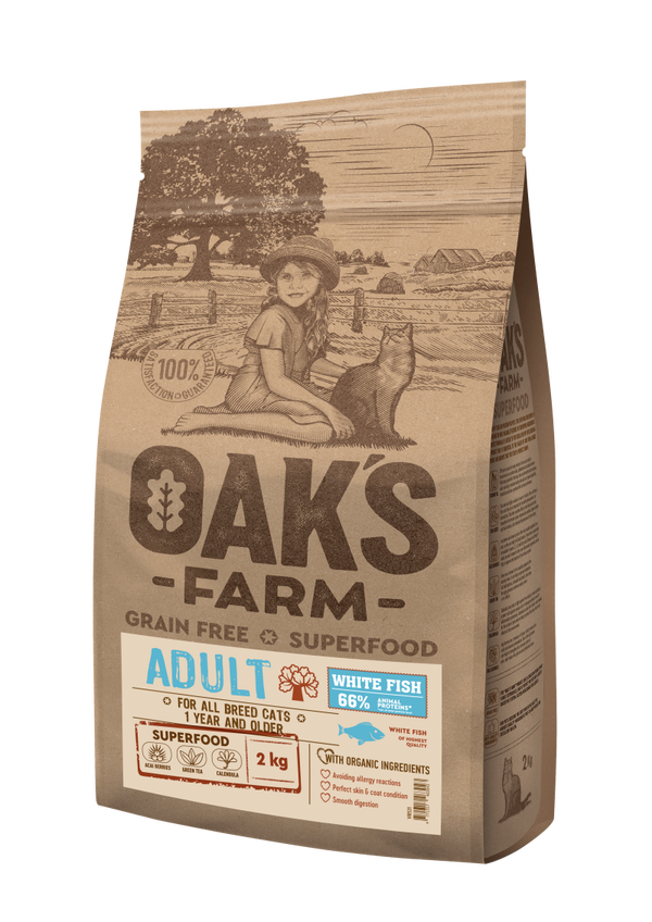 Adult Cat White Fish 1 year and older